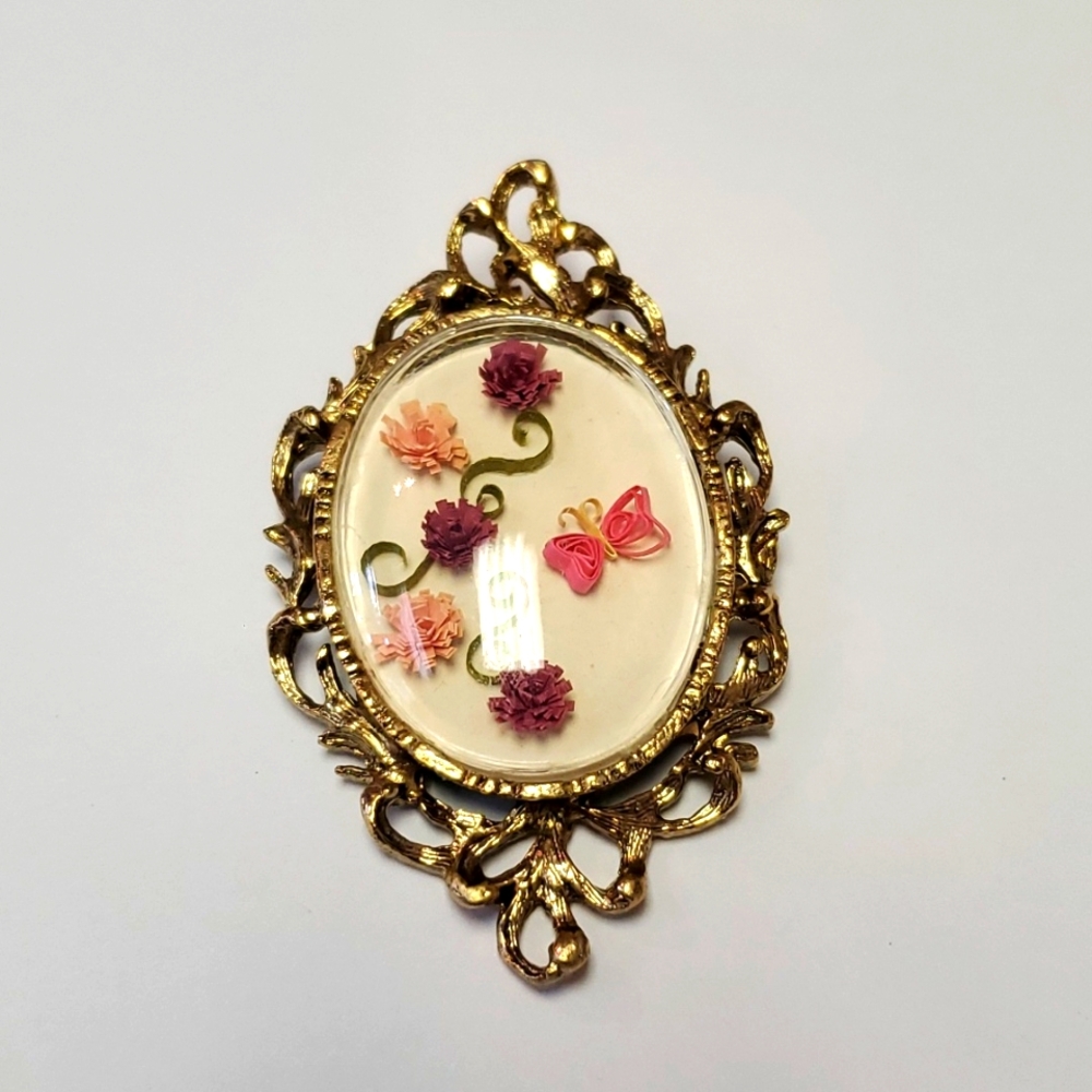 Unique floral brooch